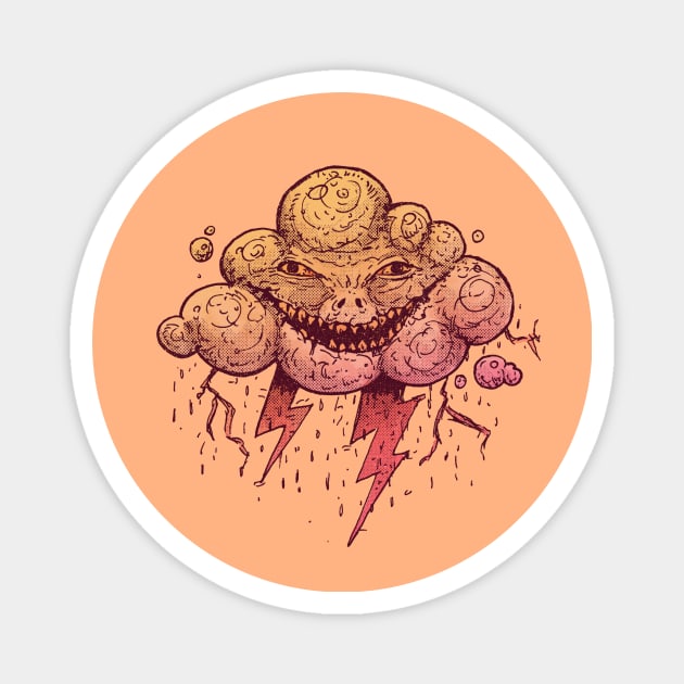 Creepy Cloud Magnet by Jose Pablo